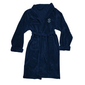 Karken OFFICIAL NHL Men's L/XL Silk Touch Bath Robe; 26" x 47"