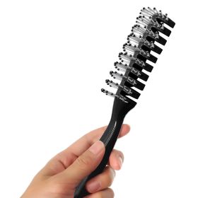 Hair Brushes, 8", Pack of 12 Plastic Brushes for All Hair Types. Vented Styling, Detangling, Massage Hair Brush. Suitable for All Hair Types