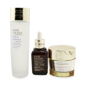 ESTEE LAUDER - Advanced Night Repair Essentials Set: Advanced Night Repair 50ml+ Micro Essence 150ml+ Revitalizing Supreme+ Creme 75ml RPMY 3pcs