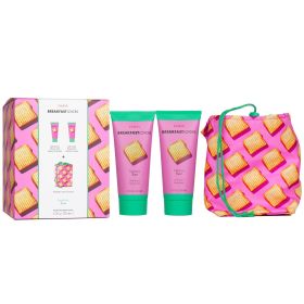 PUPA - Breakfast Lovers Kit 1 Toast: Shower Milk 200ml + Body Lotion 200ml + Purse 379088 2pcs+1bag