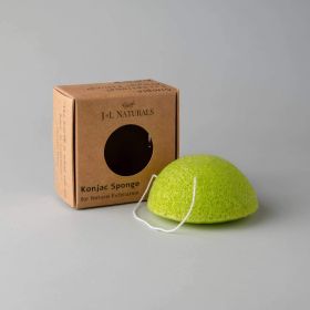 Konjac Sponge (Duo) (Sponge 2 Type: Green Mint, Sponge 1 Type: Green Mint)