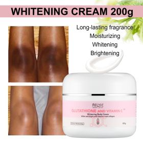 AILKE Brightening Skin Care Set, With Vitamin C, Glutathione, Deep Moisturizing, Smooth Soft Skin, Improve Skin Radiance (Color: Whitening Body Cream)