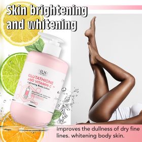 AILKE Lighten Remove Black Spots Facial Skin Care Lotion, Moisturizing Cream Body Glutathion Vitamin C Dark Skin Face New Range (Color: Body Lotion 500ML)